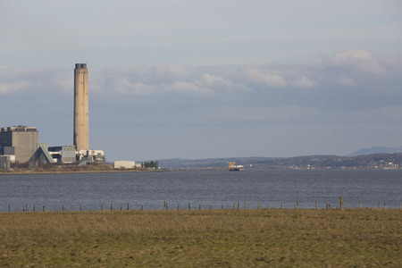 Longannet power stationの写真素材