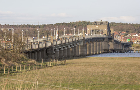 A shot of kincardine, bridge in Fifeの写真素材