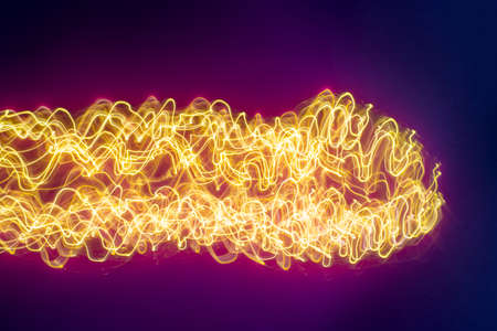 High voltage strike, abstract technology and science backgroundsの写真素材
