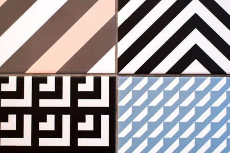 Texture of the ceramic tile. Abstract pattern. Top view.の写真素材
