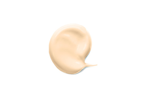 Liquid foundation for face isolated on white background.の写真素材