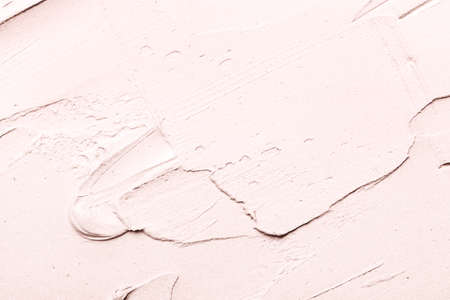 Texture of red cosmetic clay for face or body.の写真素材