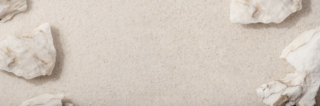 Natural cosmetic background for product presentation.の写真素材
