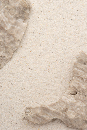 Natural cosmetic background for product presentation.の写真素材