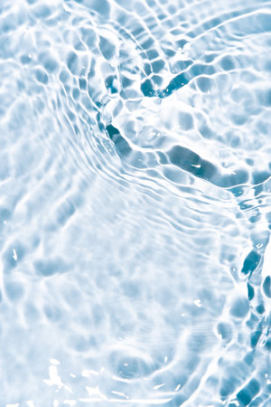 The texture of water on a white background.の写真素材