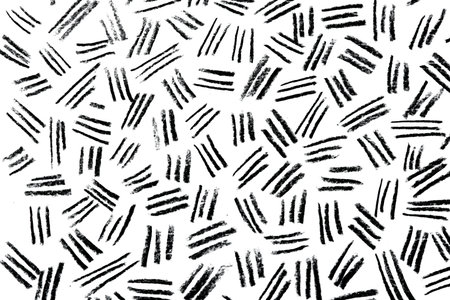 Black pencil strokesの写真素材