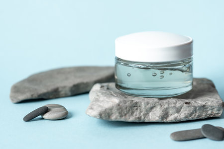 Transparent Skincare Productの写真素材