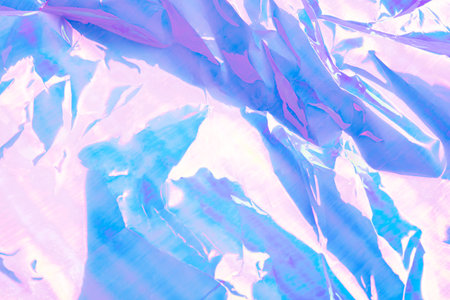 A vibrant abstract holographic backgroundの写真素材