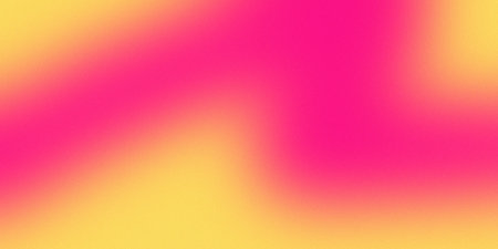 A vibrant gradient background with vibrant pink and yellow huesの写真素材