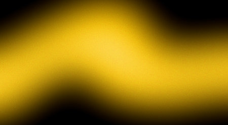 Abstract black and gold gradient background with smooth transitions and a minimalist aesthetic. Banner for branding, advertising and digital designsの写真素材