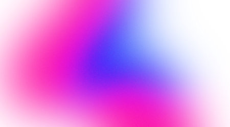 Abstract design element in the form of a blurred gradient in pink and blue tones with grain textureの写真素材