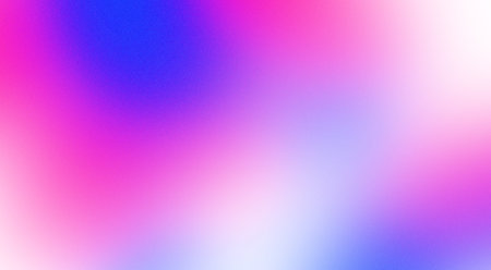 Abstract design element in the form of a blurred gradient in pink and blue tones with grain textureの写真素材