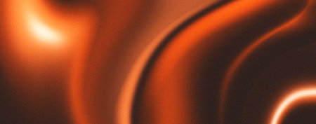 Abstract dark orange flowing background with grainy texture. Perfect for banners, posters, headlines and coversの写真素材