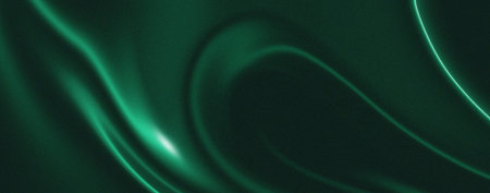Abstract dark green flowing background with grainy texture. Perfect for banners, posters, headlines and coversの写真素材