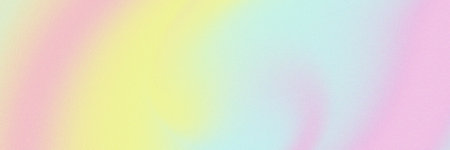 Bright gradient background with light pink, blue and yellow hues. The design is perfect for banners, posters, headlines and covers.の写真素材