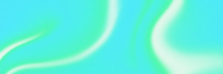 Bright gradient background with light blue and green huesの写真素材