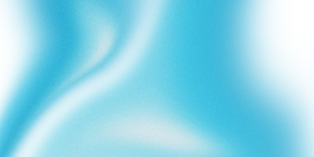 Abstract blue gradient with a grainy texture on white backgroundの写真素材