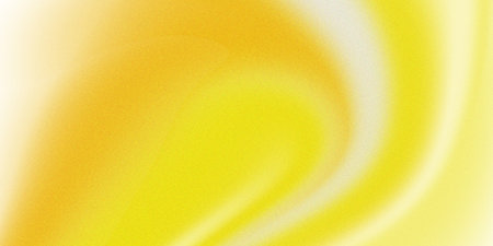 Abstract yellow gradient with a grainy texture on white backgroundの写真素材