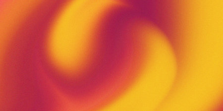 Bright orange background with a grainy texture. The design is perfect for banners, posters, headlines and covers.の写真素材
