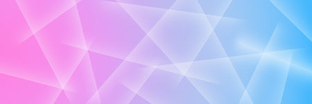 Abstract bright background with geometric lines and grainy texture in blue and pink hue.の写真素材