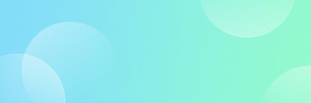 Abstract blue-green background with pattern of circles and grainy texture. The design is perfect for banners, posters, headlines and covers.の写真素材