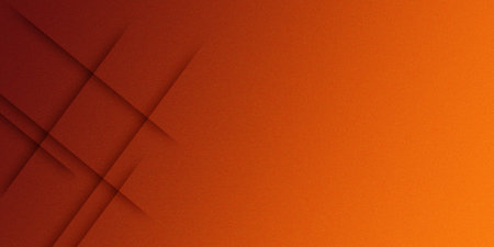 Abstract dark orange background with geometric lines and grainy texture. The design is perfect for banners, posters, headlines and covers.の写真素材