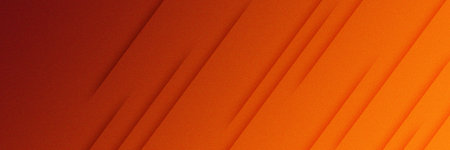 Abstract dark orange background with geometric lines and grainy texture. The design is perfect for banners, posters, headlines and covers.の写真素材