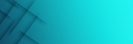 Abstract turquoise background with geometric lines and grainy texture. The design is perfect for banners, posters, headlines and covers.の写真素材