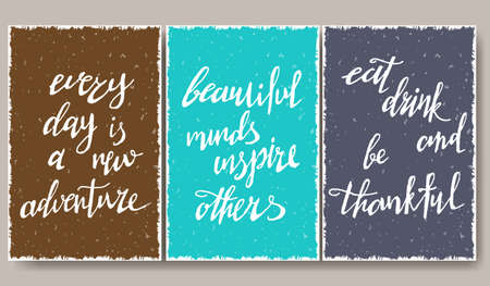 Modern typographic poster. Enjoy every moment. Vector quotesのイラスト素材