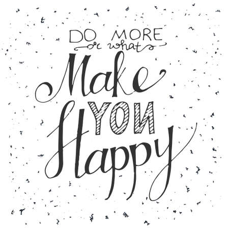 Poster with typographical quote. Vector illustration for postcard. Background with creative sloganのイラスト素材