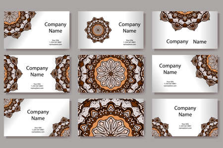 Template business card geometric.のイラスト素材