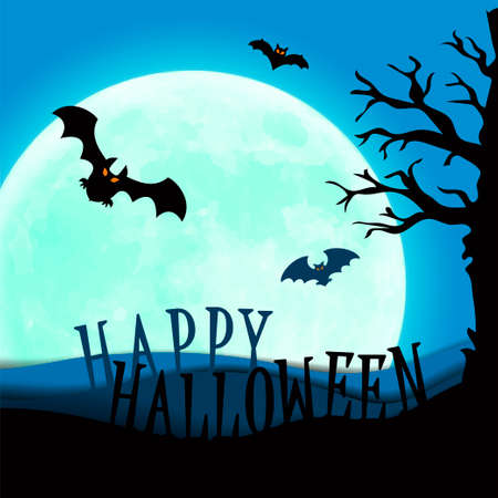 Design withpumpkin on cemetery. Happy halloween paper art style. Vector cut illustrationのイラスト素材