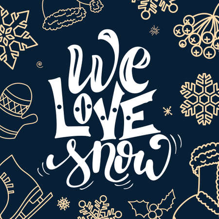 Christmas greeting card.のイラスト素材