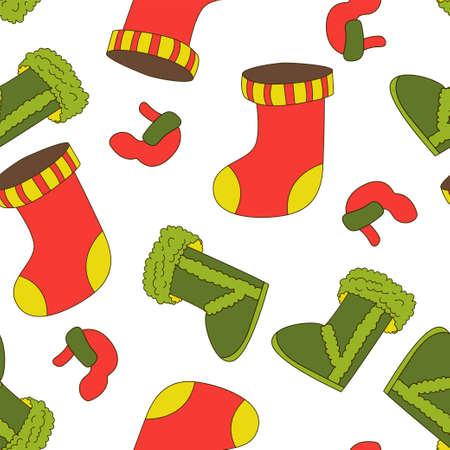 Christmas pattern.のイラスト素材