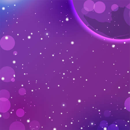 Colorful outer space background. Vector astrology mystic illustration.のイラスト素材
