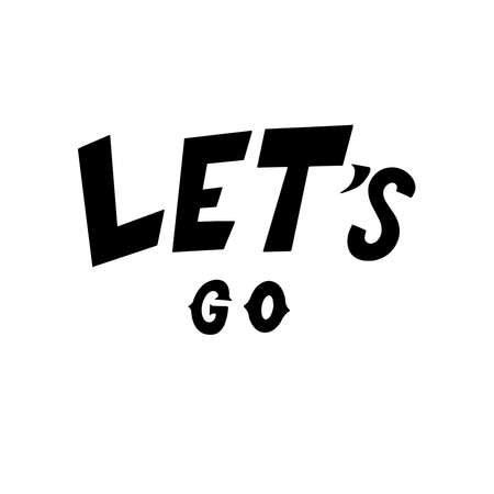 Handwritten quote about travel. Motivational poster with letter elements. Calligraphy graphic design for card or print. Adventure greeting card. Vector illustrationのイラスト素材