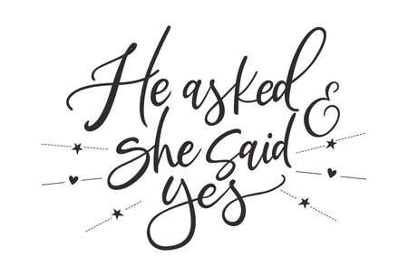 Bride tribe hand drawn lettering quote. Wedding inspiration calligraphy crd isolated on white background. Typography romantic bohemian poster. Vector invitation illustrationのイラスト素材