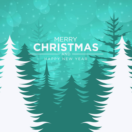 Christmas background in flat designのイラスト素材