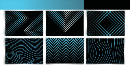 Abstract technology backgrounds setのイラスト素材