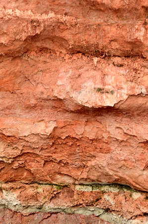 orange sandstone close-up