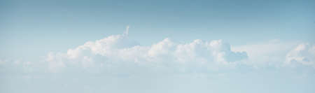 Coudscape. White ornamental clouds. Soft sunlight, sunbeams. Clear blue sky. Natural pattern,...