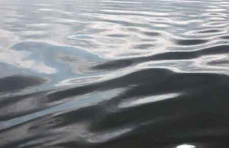 Reflections of glowing clouds in a crystal clear water. Abstract natural texture, background,...