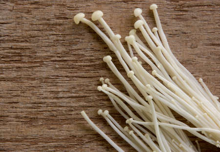 Golden needle mushrooms for healthy.