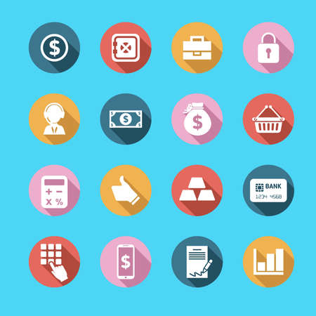 Banking Iconのイラスト素材