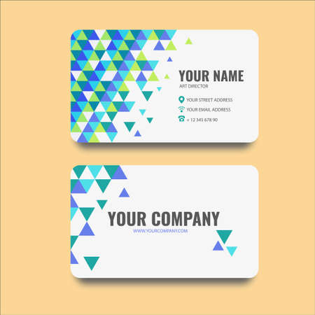 Business Card Templateのイラスト素材