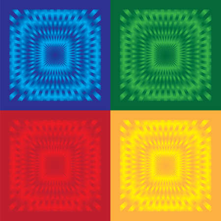 Multicolored squaresのイラスト素材