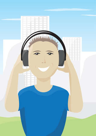 Music fanのイラスト素材
