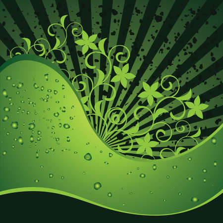 A beautiful green backgroundのイラスト素材