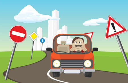 Road signsのイラスト素材