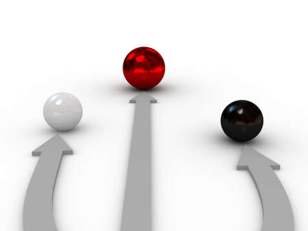 	Choice of one of ballsの写真素材